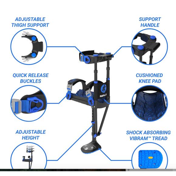 iWalk Free Crutch 3.0 - Picture 3 of 9